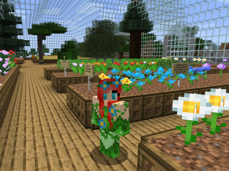 Minecraft : la botanique puissance cube !